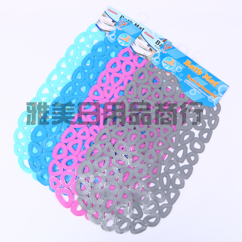 Bathroom non - slip mat small household bath waterproof mat Bathroom bathtub mat flush toilet mat