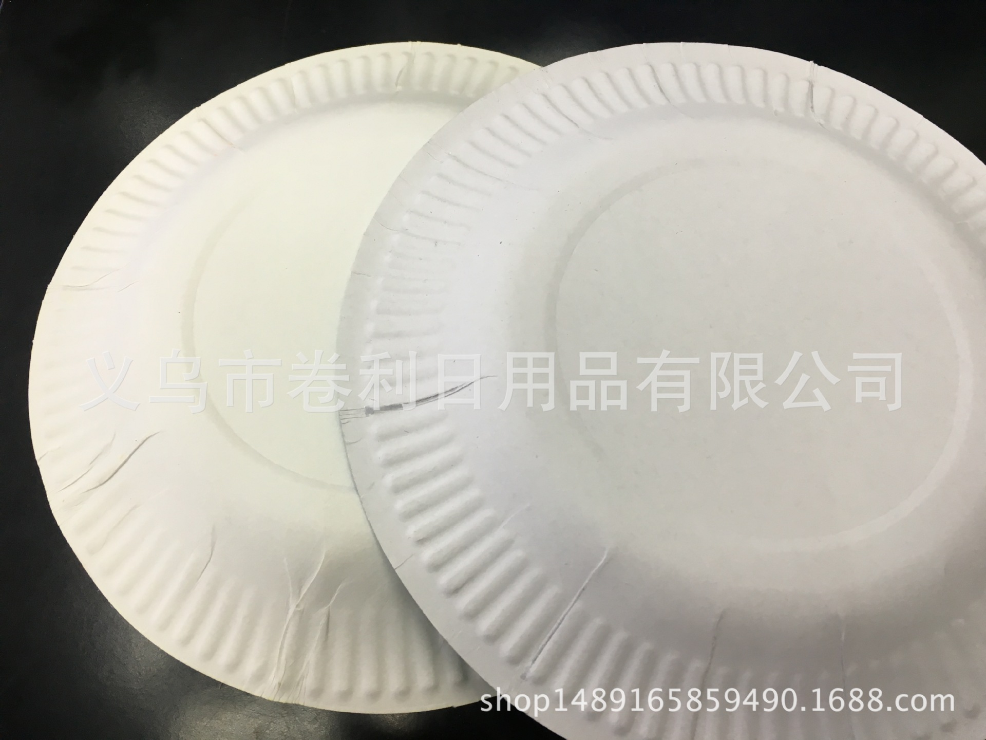 7 \\\" Solid color paper tray Children DIY Disposable color Circular Monochrome paper tray Drawing Paper tray