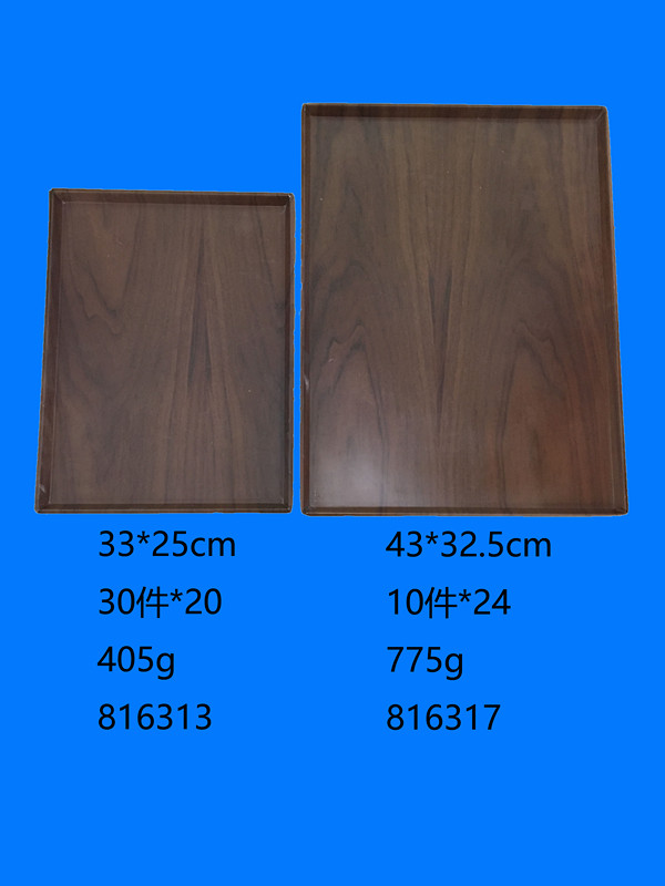 Manufacturer direct shot amine wood grain tray was large amount of inventory low price processing quality good, price concessions