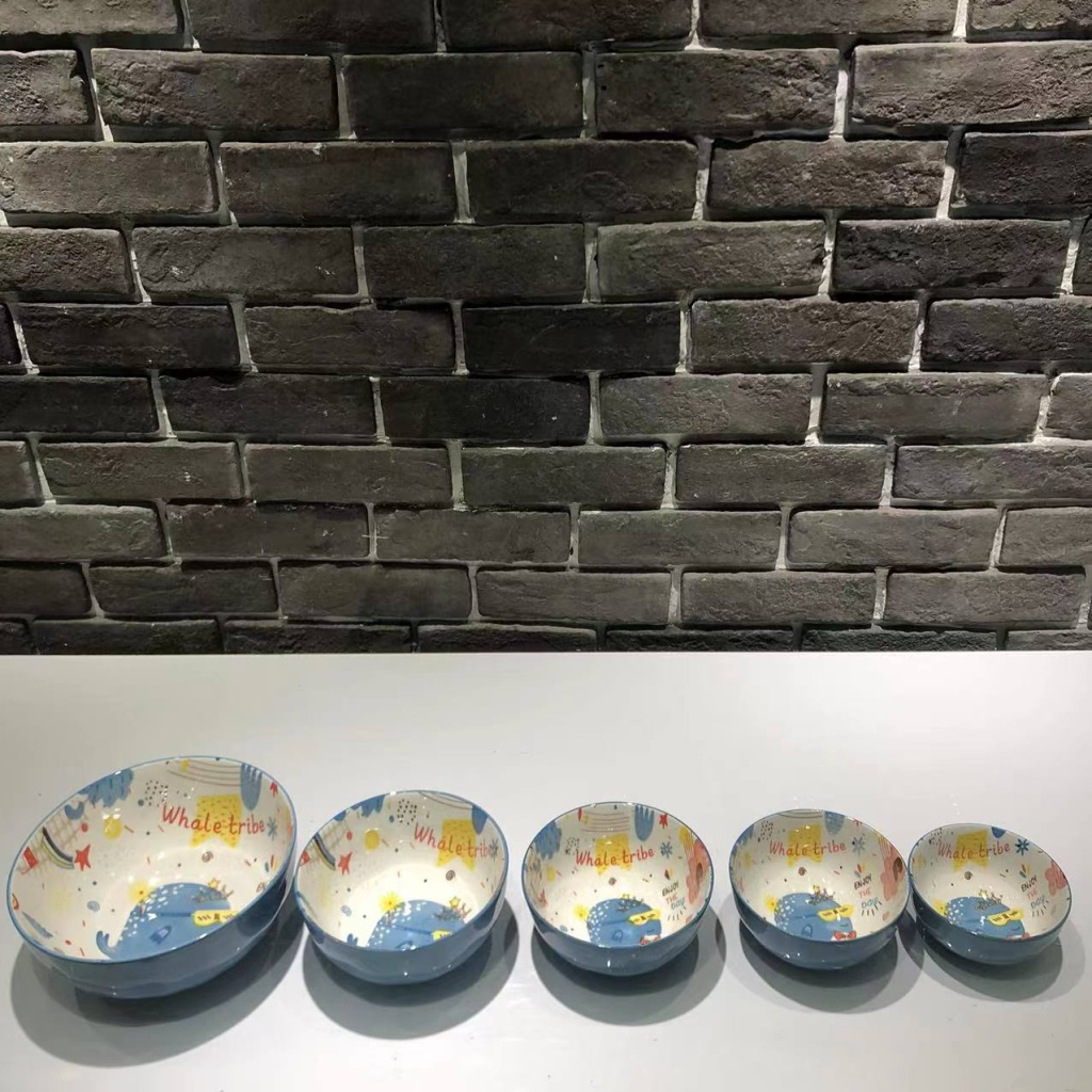 Hand-Painted Tableware Ceramic Plate Bowl Dish Soup Bowl Baking Tray Series Home Use Supermarket Promotional Gifts