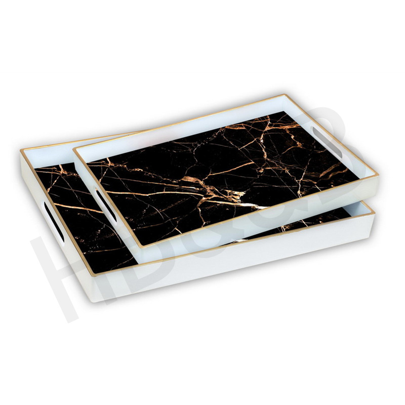 European Luxury American Light Luxury Metal Tea Tray Tray Household Tea Cup Storage Glass Mirror Christmas Oblique Tray European Luxury American Light Luxury Metal Tea Tray Tray Household Tea Cup Storage Glass Mirror Christmas Oblique Tray