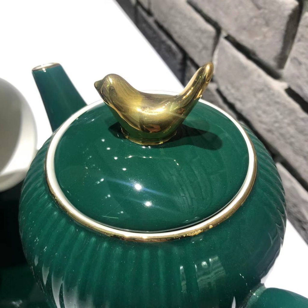 A Pot of 6 Cups and a Tray of Colored Glaze Coffee Set Sets of Drinking Ware Pearl Glaze New Drinking Ware Entry Lux Style A Pot of 6 Cups and a Tray of Colored Glaze Coffee Set Sets of Drinking Ware Pearl Glaze New Drinking Ware Entry Lux Style