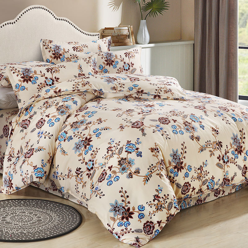 Hot style imitation cotton Australian wool 4-piece bedding set factory direct sale