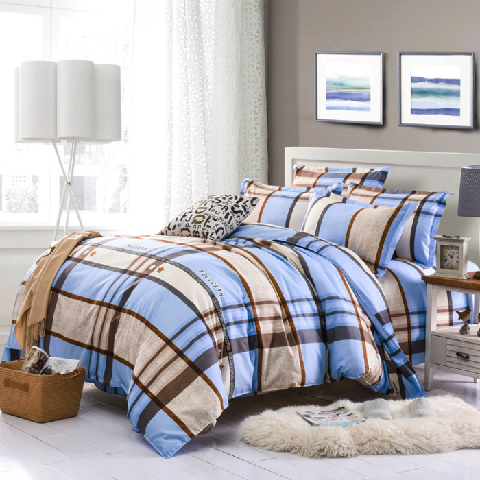 Hot style imitation cotton Australian wool 4-piece bedding set factory direct sale Hot style imitation cotton Australian wool 4-piece bedding set factory direct sale