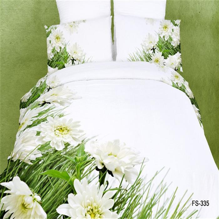 Snow Pigeon 4-pc 5D activity cotton stereoscopic 3 d version painting bedding set manufacturers selling