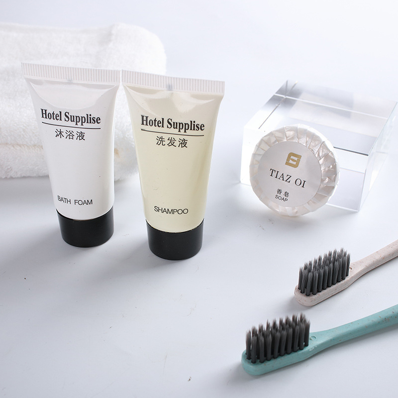 Disposable Toothbrush with Toothpaste Star Hotel Supplies Household Hospitality Soft Hair Tooth-Cleaners Washing Set Two-in-One