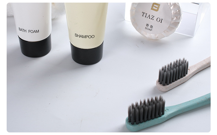 Disposable Toothbrush with Toothpaste Star Hotel Supplies Household Hospitality Soft Hair Tooth-Cleaners Washing Set Two-in-One
