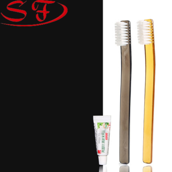 Disposable toiletry supplies toothbrush and toothpaste set adult household soft bristles toothbrush