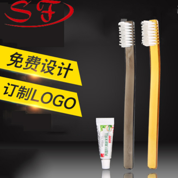 Disposable toiletry supplies toothbrush and toothpaste set adult household soft bristles toothbrush