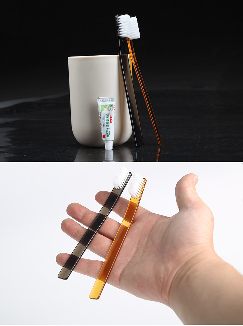 Disposable toiletry supplies toothbrush and toothpaste set adult household soft bristles toothbrush