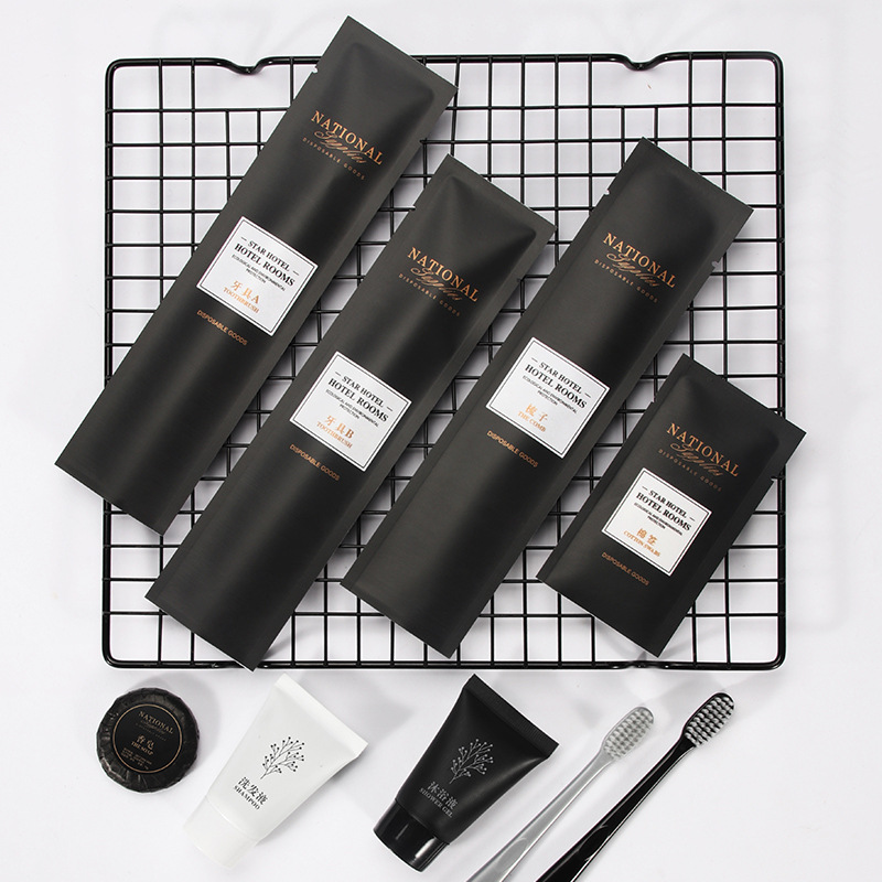 Star Hotel Disposable Supplies Full Set Hotel Disposable Toothbrush Toothpaste Set B &amp; B Tooth-Cleaners Consumables