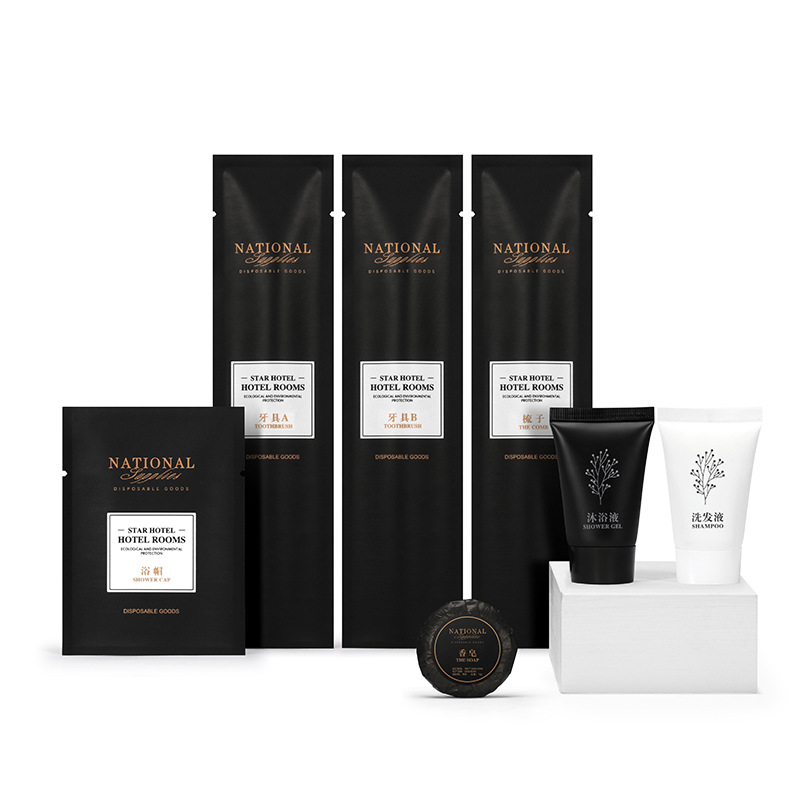 Star Hotel Disposable Supplies Full Set Hotel Disposable Toothbrush Toothpaste Set B &amp; B Tooth-Cleaners Consumables