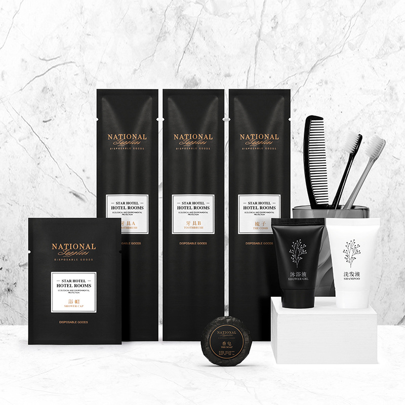 Star Hotel Disposable Supplies Full Set Hotel Disposable Toothbrush Toothpaste Set B &amp; B Tooth-Cleaners Consumables