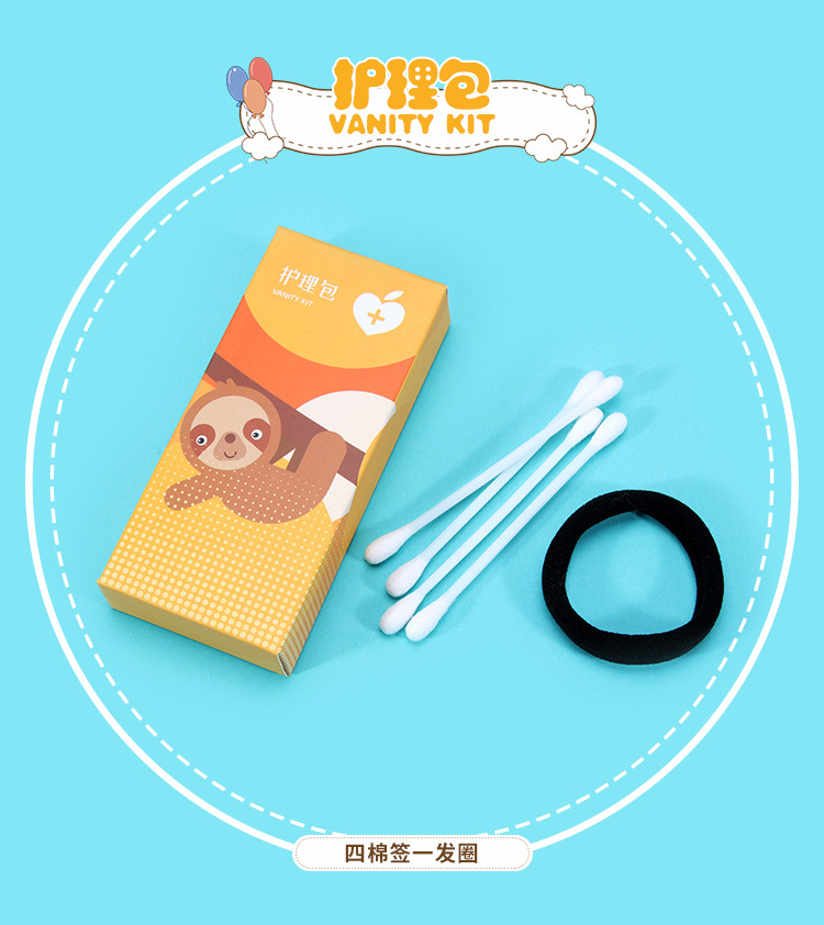 Daily use Children's Hotel Supplies Hotel Room Disposable Toiletries Toothbrush Toothpaste Set Two-in-One