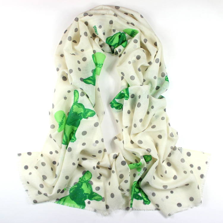 More than 100 Spot Pattern Best Seller in Europe and America Wool Printing Scarf Silk Scarf Shawl Beach Towel Scarf