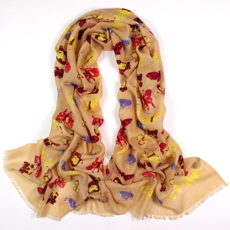 More than 100 Spot Pattern Best Seller in Europe and America Wool Printing Scarf Silk Scarf Shawl Beach Towel Scarf