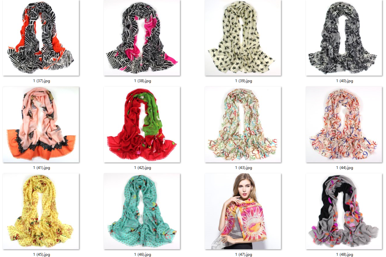 More than 100 Spot Pattern Best Seller in Europe and America Wool Printing Scarf Silk Scarf Shawl Beach Towel Scarf