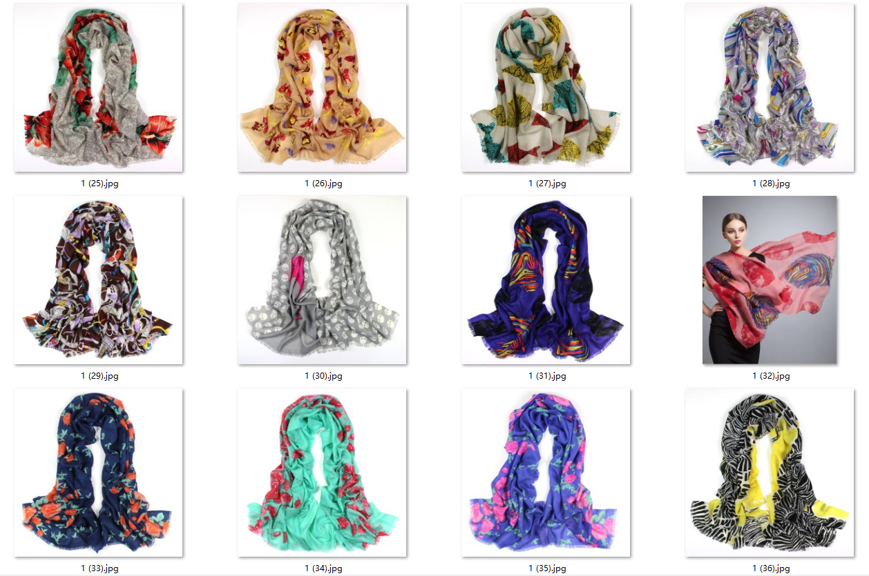 More than 100 Spot Pattern Best Seller in Europe and America Wool Printing Scarf Silk Scarf Shawl Beach Towel Scarf
