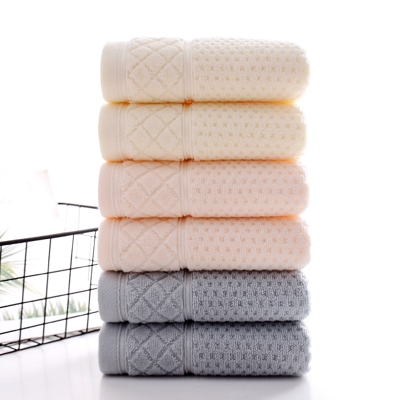 2021 New Factory in Stock Direct Selling Cotton Honeycomb Towel Supermarket Direct Supply Customizable Logo Face Cloth