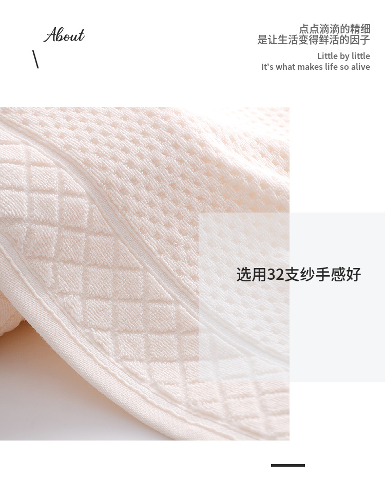 2021 New Factory in Stock Direct Selling Cotton Honeycomb Towel Supermarket Direct Supply Customizable Logo Face Cloth