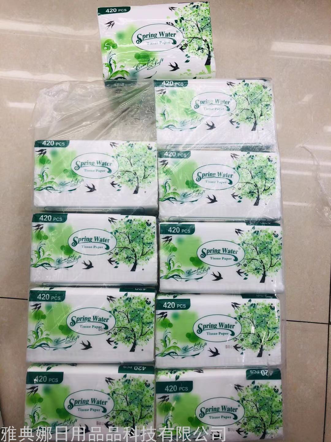 Foreign Trade Tissue Manufacturers Export Wholesale Paper Facial Tissue OEM Customized Napkin Extraction Type