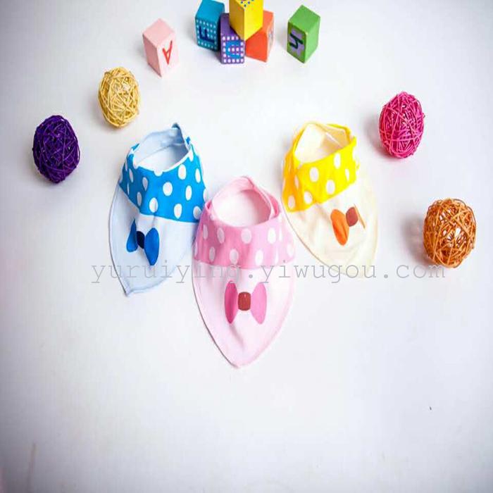 2016 new stereo Baby Bib waterproof Floral Cotton Scarf baby napkin slobber