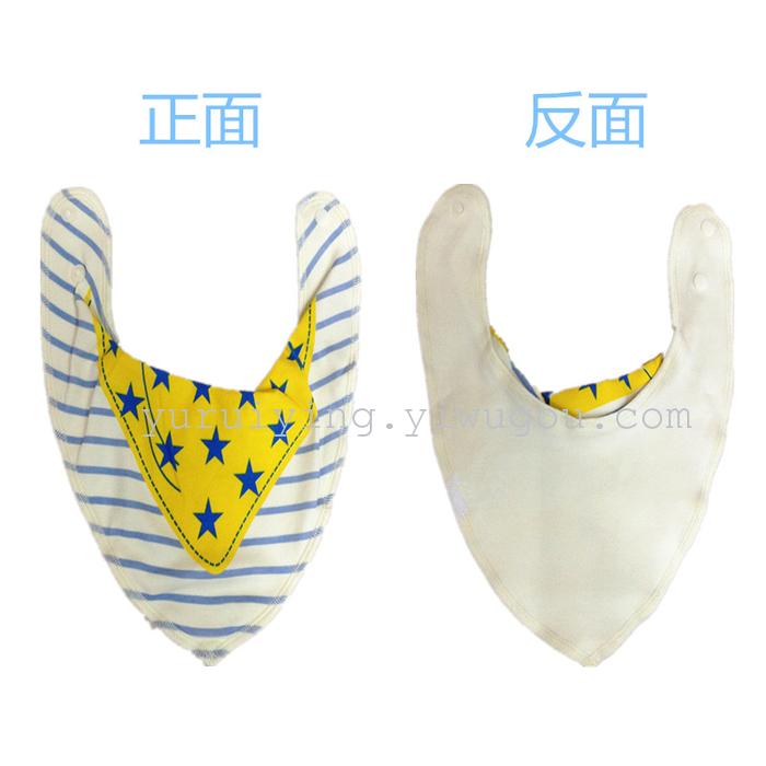 2016 new stereo Baby Bib waterproof Floral Cotton Scarf baby napkin slobber