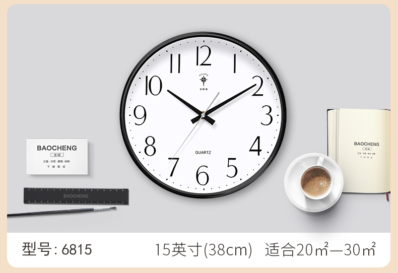 Nordic Wall Clock Living Room Mute Creative Restaurant Clock Electronic Calendar Temperature Week Large Size Quartz Clock Nordic Wall Clock Living Room Mute Creative Restaurant Clock Electronic Calendar Temperature Week Large Size Quartz Clock