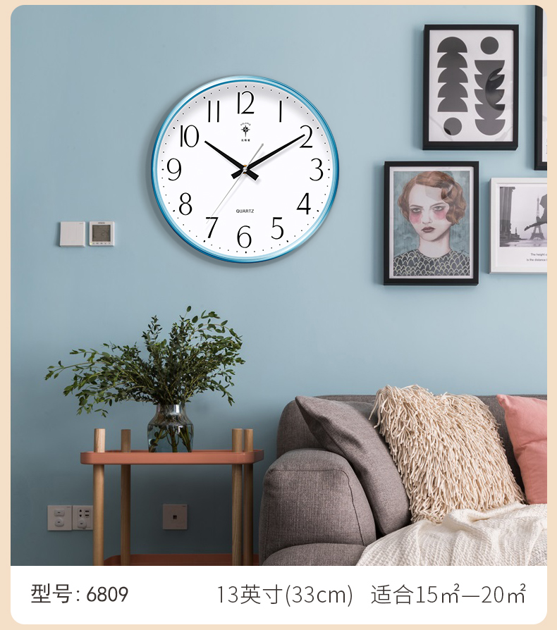 Nordic Wall Clock Living Room Mute Creative Restaurant Clock Electronic Calendar Temperature Week Large Size Quartz Clock Nordic Wall Clock Living Room Mute Creative Restaurant Clock Electronic Calendar Temperature Week Large Size Quartz Clock