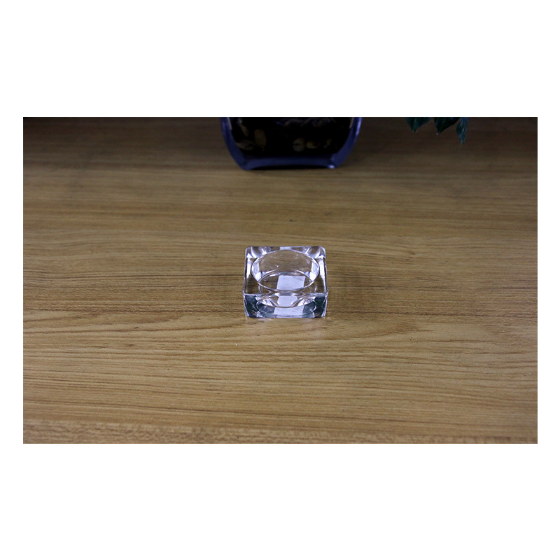 Spot Hot Sale Glass Tealight Square Tealight Tealight Square Candlestick 5*5 Tealight Candle Holder