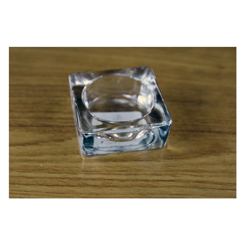 Spot Hot Sale Glass Tealight Square Tealight Tealight Square Candlestick 5*5 Tealight Candle Holder