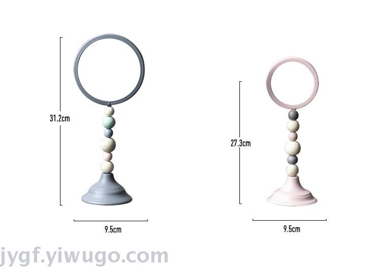 Woodiness bead iron art spring and summer new model candlestick mirror places a piece