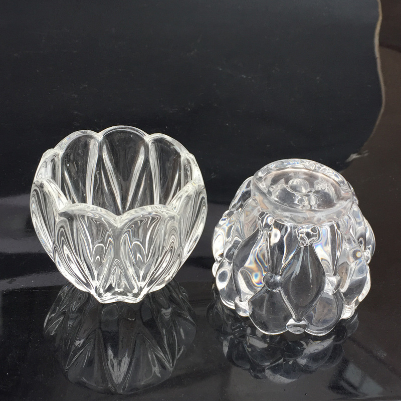 Clear Crystal Glass Candle Cup Buddha Utensils Wedding Home Furnishing Candlestick Glass Lamps Accessories and Decorations Wholesale Clear Crystal Glass Candle Cup Buddha Utensils Wedding Home Furnishing Candlestick Glass Lamps Accessories and Decorations Wholesale