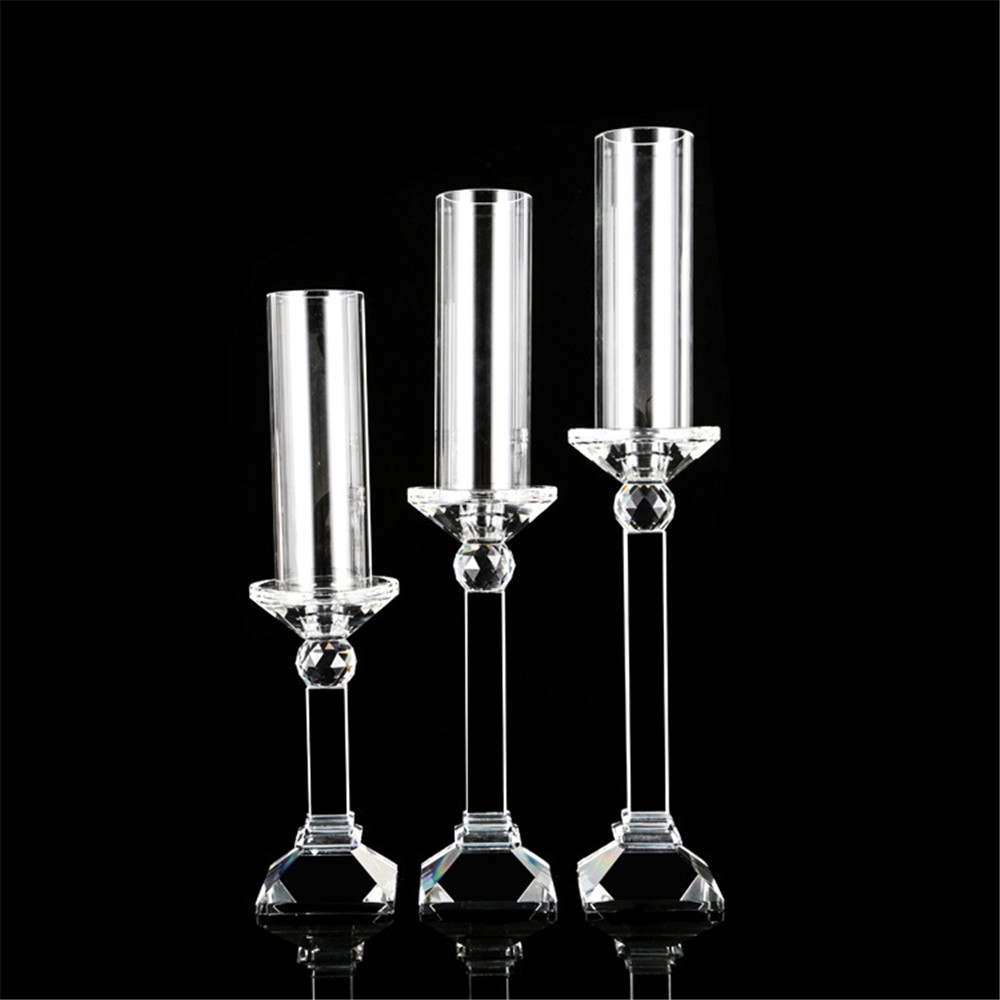Crystal Crafts Crystal Candlestick Wedding Candlestick Factory Direct Sales