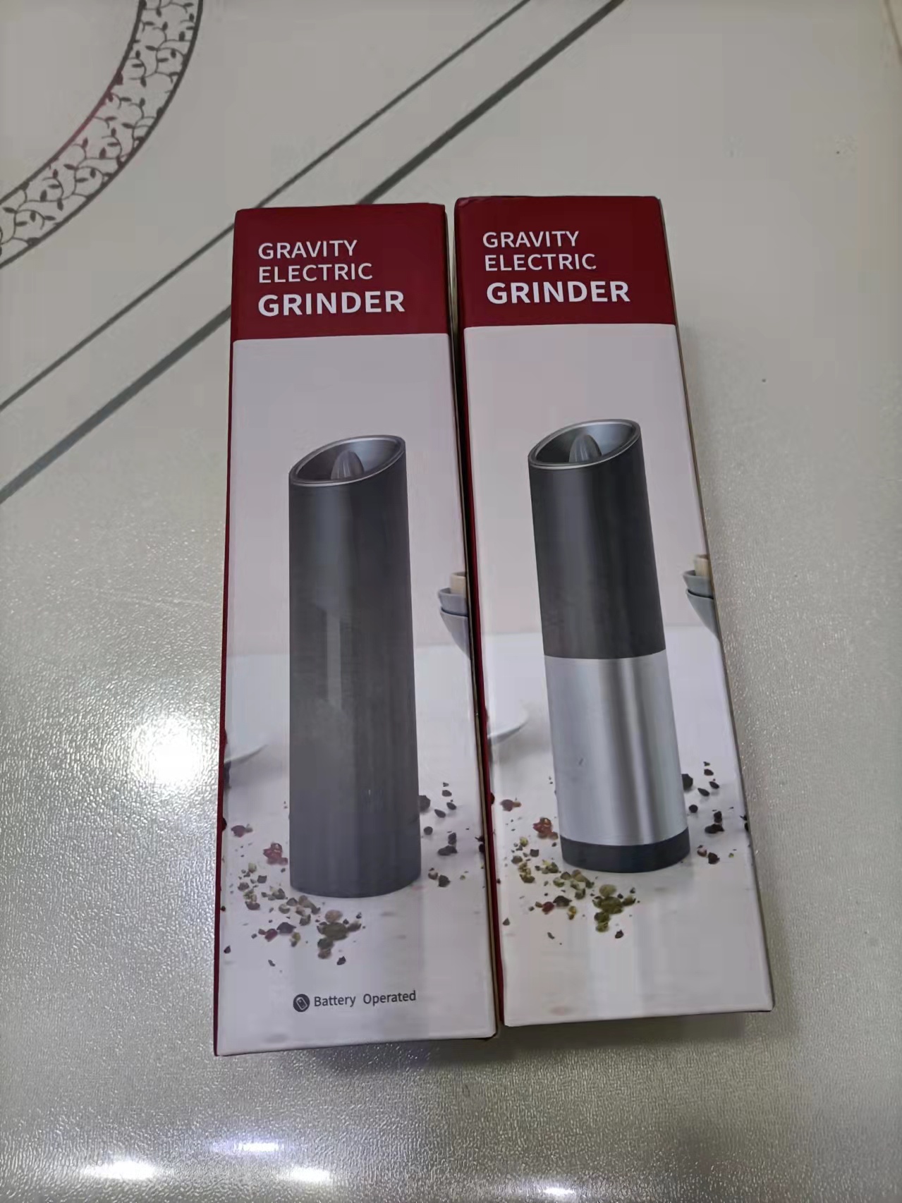 Gravity Sensing Intelligent Salt Pepper Grinder Electric Grinder