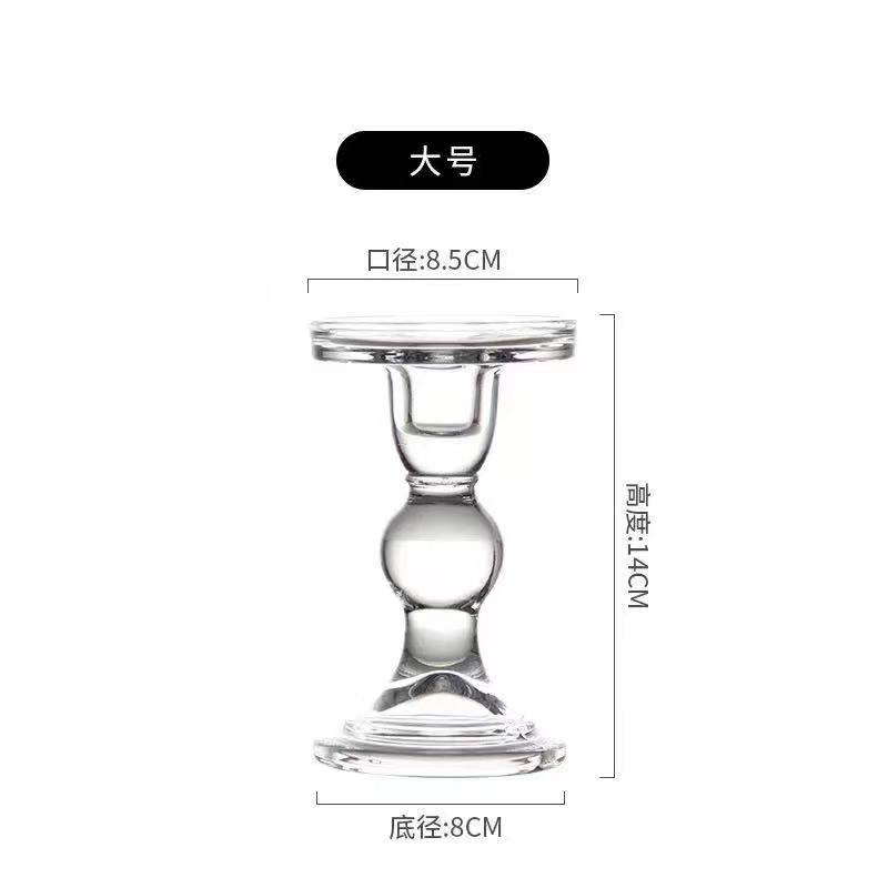 European Crystal Glass Candle Holder Wedding Ceremony Candlestick Props Candlelight Dinner Decoration Table Candlestick Ornaments European Crystal Glass Candle Holder Wedding Ceremony Candlestick Props Candlelight Dinner Decoration Table Candlestick Ornaments