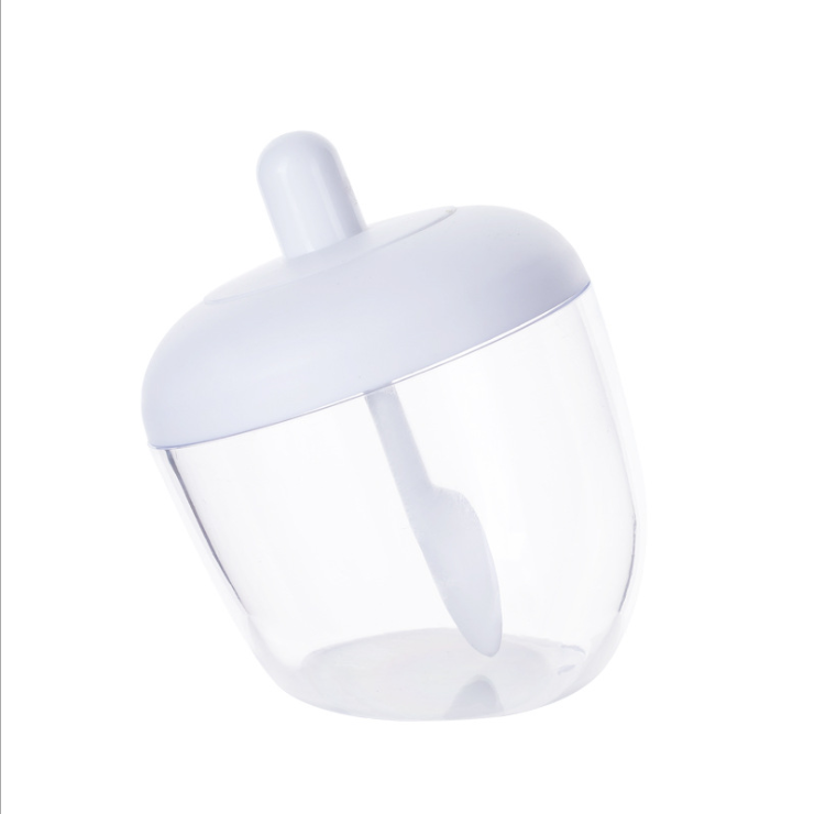 Simple New Kitchen Bottle Seasoning Containers with Spoon Spice Jar Pepper Seasoning Box Household Salt Pot Grinding
