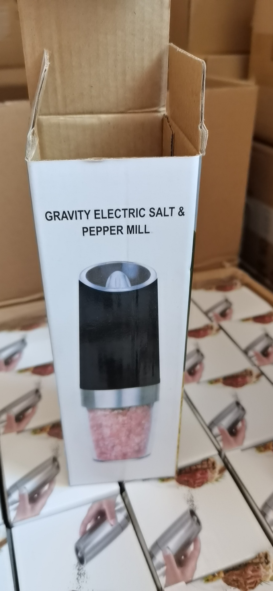 Amazon Pepper Grinder Electric Household Spice Jar Sesame Sea Salt Grinding Kitchen Stainless Steel Spice Jar Amazon Pepper Grinder Electric Household Spice Jar Sesame Sea Salt Grinding Kitchen Stainless Steel Spice Jar