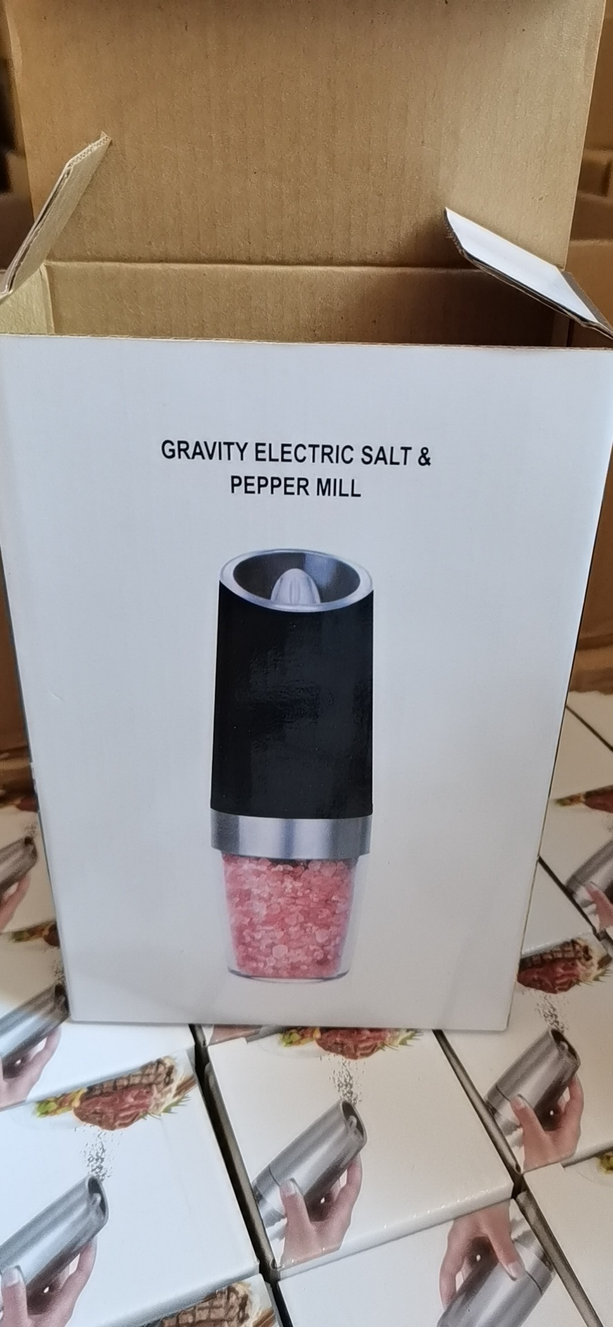 Amazon Pepper Grinder Electric Household Spice Jar Sesame Sea Salt Grinding Kitchen Stainless Steel Spice Jar Amazon Pepper Grinder Electric Household Spice Jar Sesame Sea Salt Grinding Kitchen Stainless Steel Spice Jar