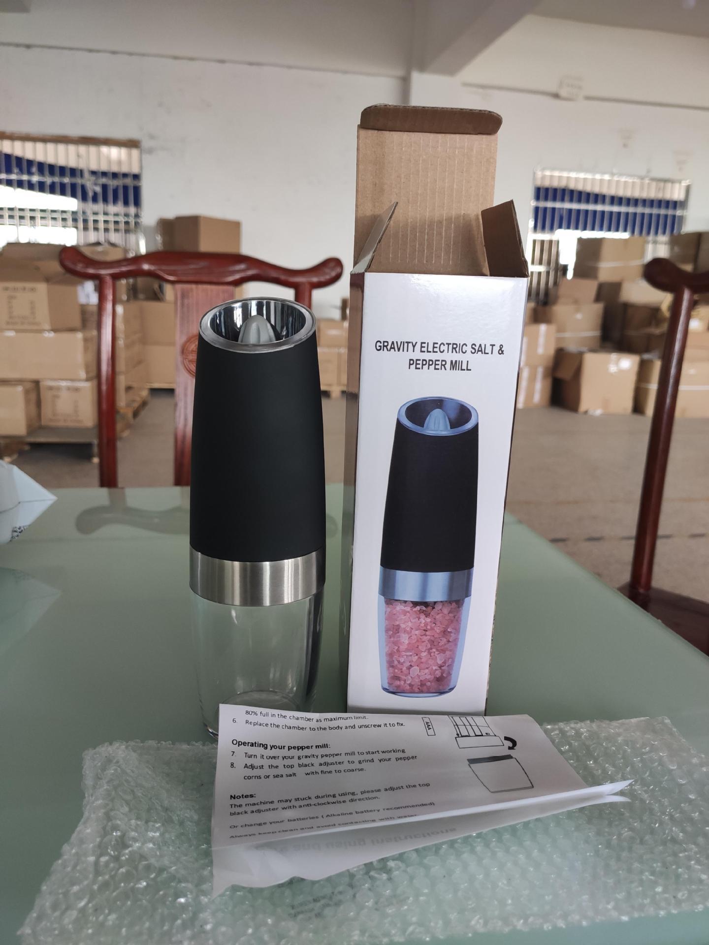Amazon Pepper Grinder Electric Household Spice Jar Sesame Sea Salt Grinding Kitchen Stainless Steel Spice Jar Amazon Pepper Grinder Electric Household Spice Jar Sesame Sea Salt Grinding Kitchen Stainless Steel Spice Jar