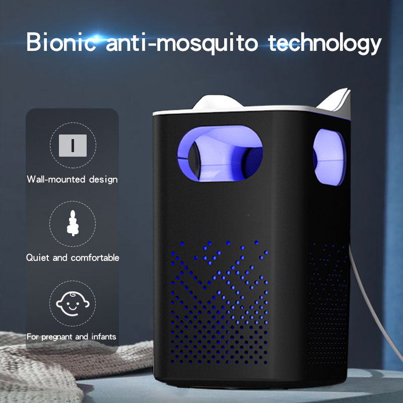 Electric Shock Mosquito Killing Lamp Led Fly Catcher Fly-Killing Lamp Indoor Mute USB Photocatalyst 