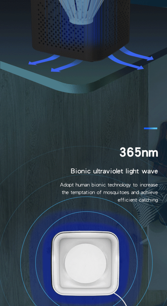Electric Shock Mosquito Killing Lamp Led Fly Catcher Fly-Killing Lamp Indoor Mute USB Photocatalyst 