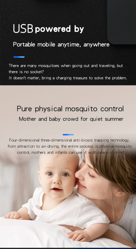 Electric Shock Mosquito Killing Lamp Led Fly Catcher Fly-Killing Lamp Indoor Mute USB Photocatalyst 