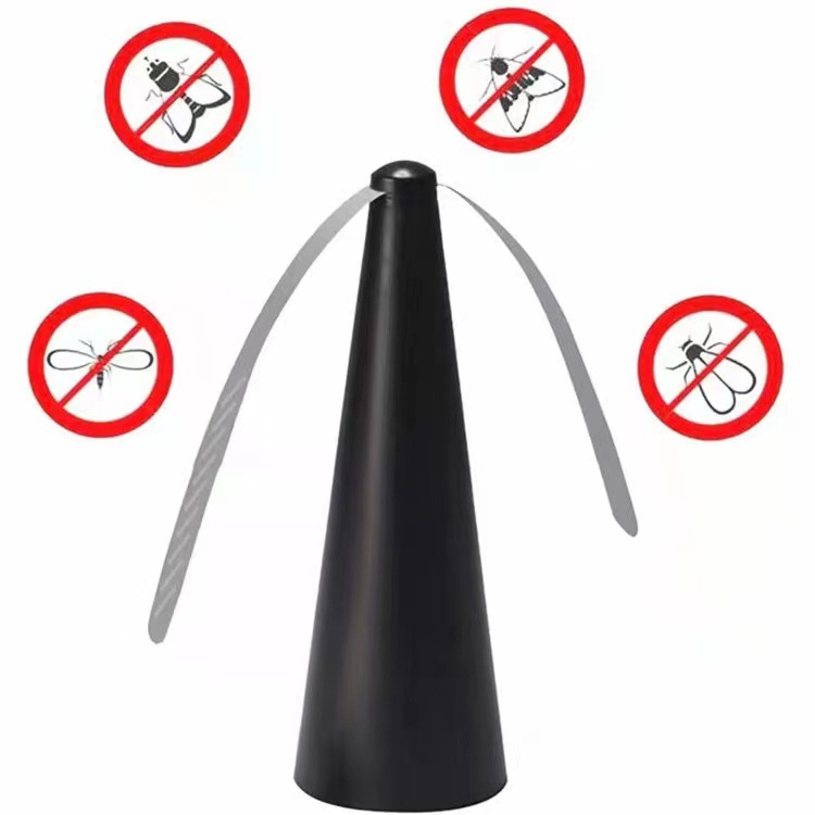 Outdoor Multi-Functional Fan Blade Fly Expeller Mosquito Repellent Fantastic Fly Driving Automatic Fly Catcher Fly Repellent Mosquito Repellent Fan Cross-Border