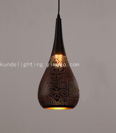 FS-22 Flared Corrosion Craft Ceiling Lamp Dining Chandelier LED Lamp Bar Chandelier Creative Lamps Retro Lamps
