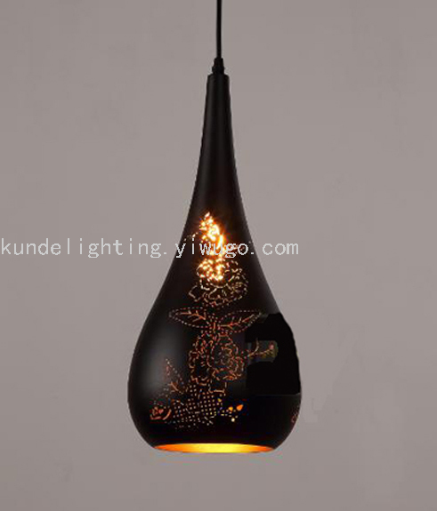 FS-22 Flared Corrosion Craft Ceiling Lamp Dining Chandelier LED Lamp Bar Chandelier Creative Lamps Retro Lamps