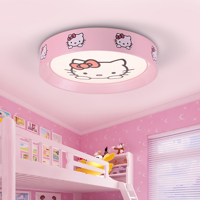 Children room LED ceiling lamp round household boys and girls bedroom round simple modern cartoon lamps and lanterns