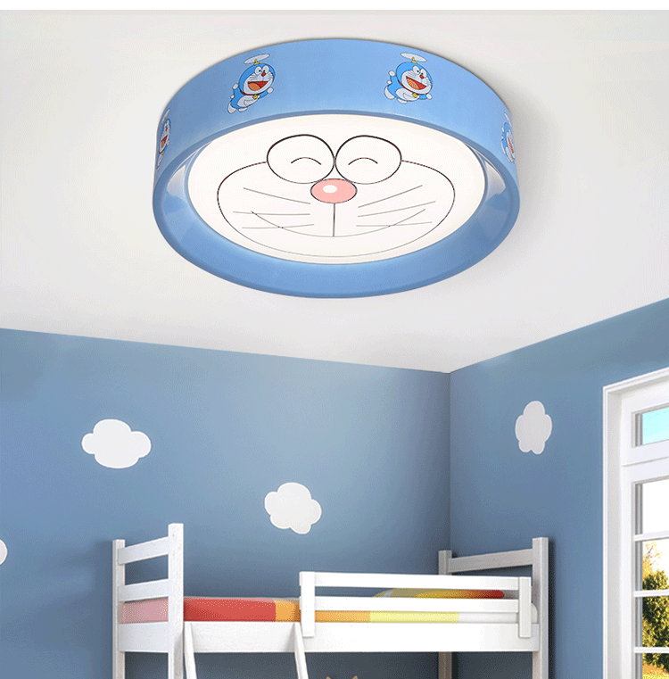 Children room LED ceiling lamp round household boys and girls bedroom round simple modern cartoon lamps and lanterns