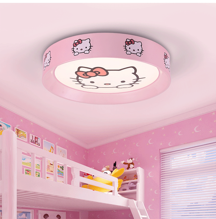 Children room LED ceiling lamp round household boys and girls bedroom round simple modern cartoon lamps and lanterns