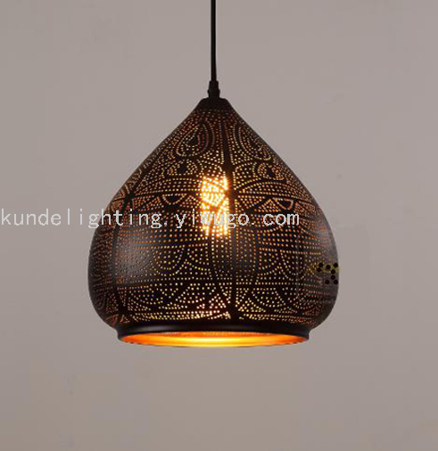FS-01 Mushroom-Shaped Corrosion Craft Ceiling Lamp Dining Chandelier LED Lamp Bar Chandelier Creative Lamps Retro Lamps